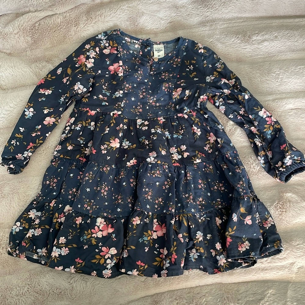 Osh Kosh Floral Dress 3T